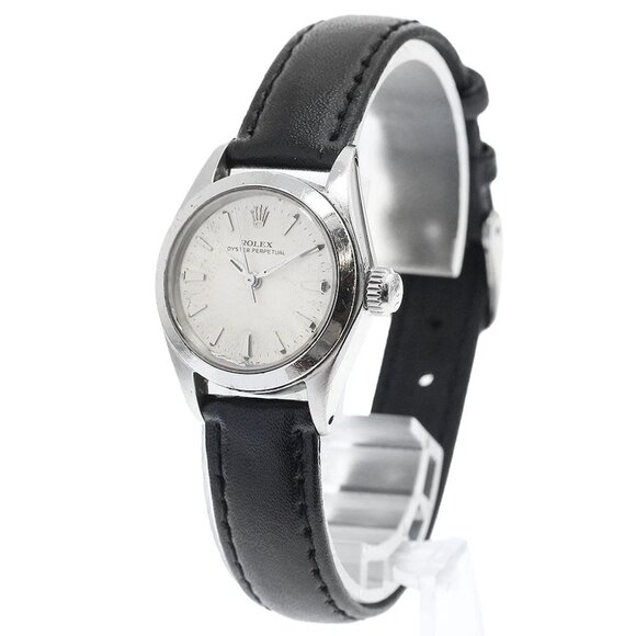 ROLEX Oyster perpetual 6618 cal.1161 Silver Dial Automatic Ladies Watch_884229 - Picture 1 of 8